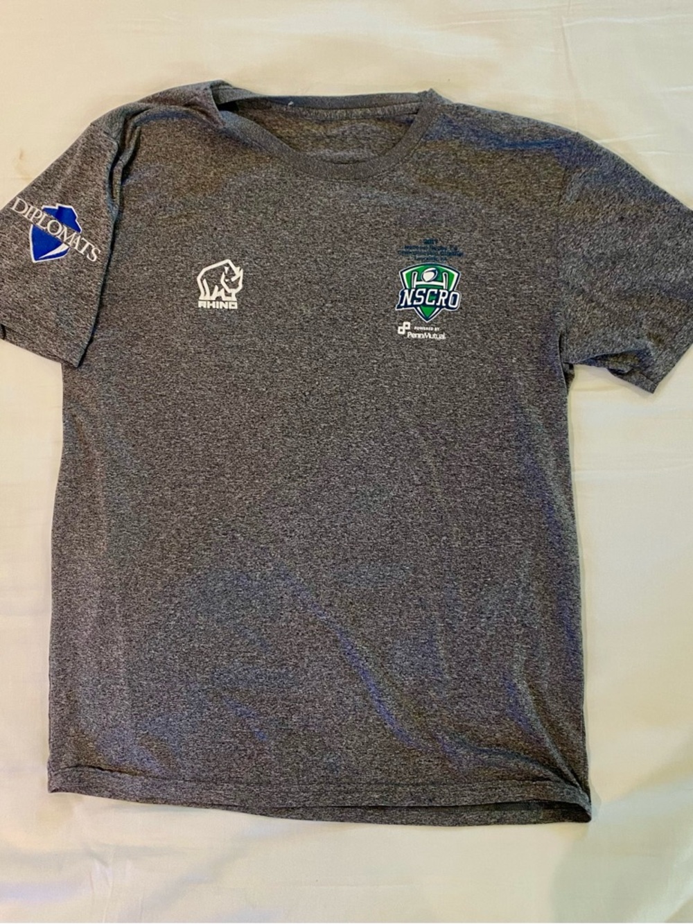 NCR F&M Gray Performance Men's Tee